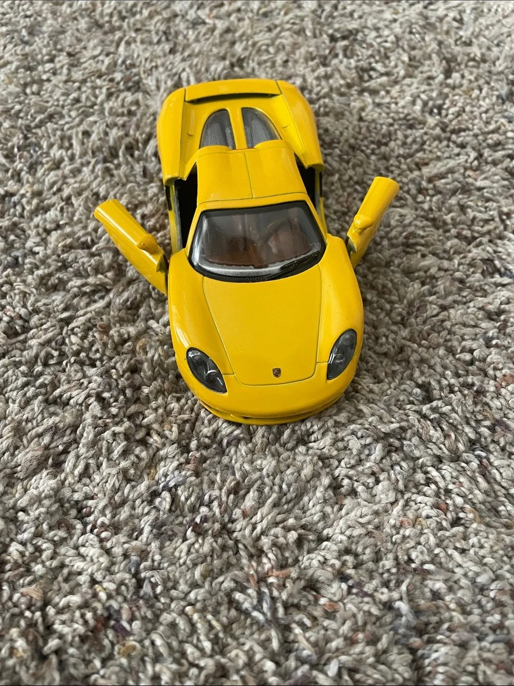 Yellow Porsche Carrera GT 5” Diecast Model